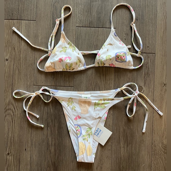 Sabo Skirt Other - Sabo Skirt Rhodes Tie Bottom and Tri Top Bikini Set. Size M